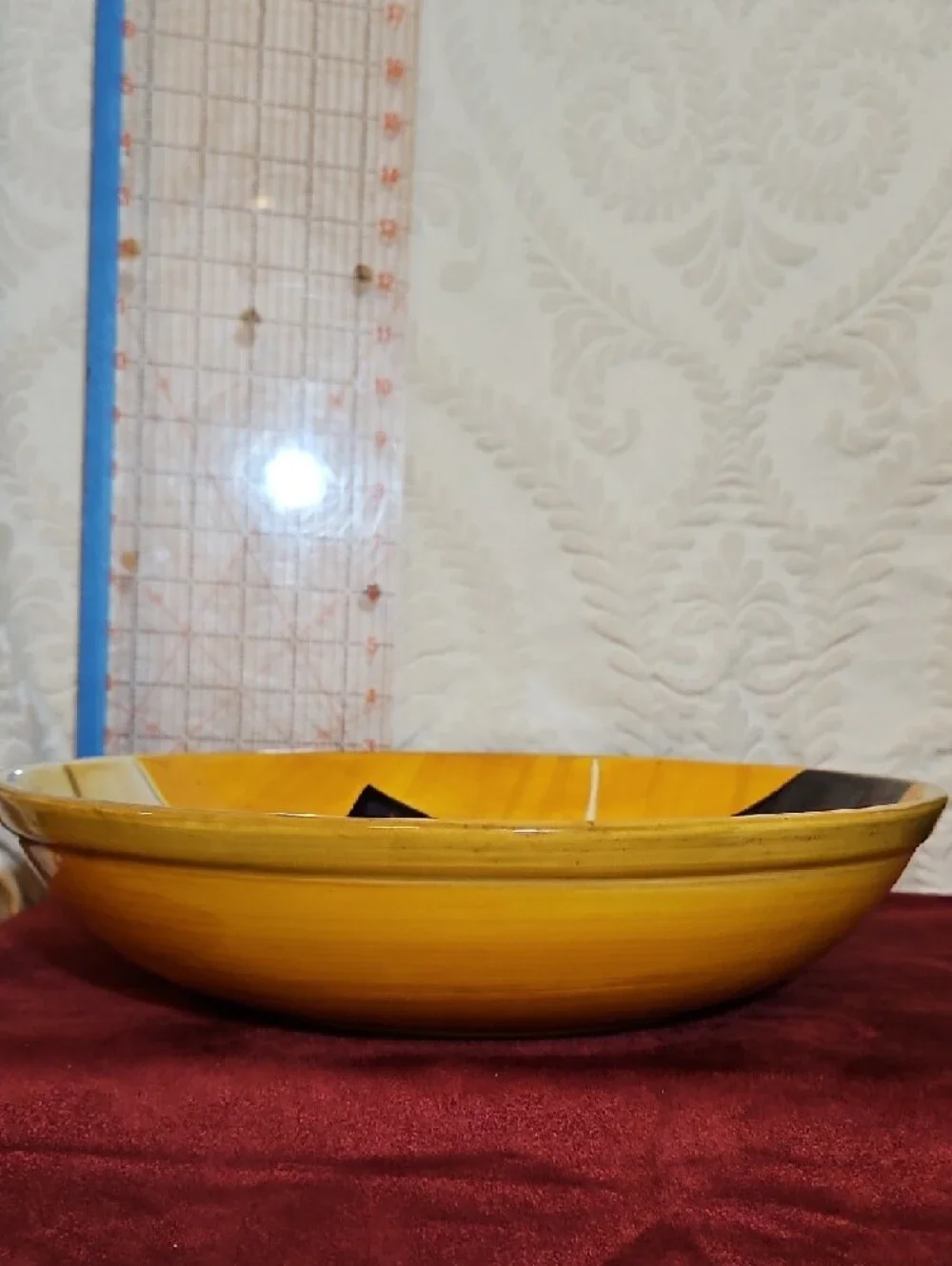 Pier 1 White & Brown Cucina Earthenware Plate Backstamp